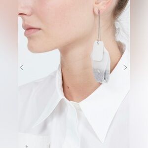 Brand New MM6 Maison Martin Margiela single earring with lavender tea bag.